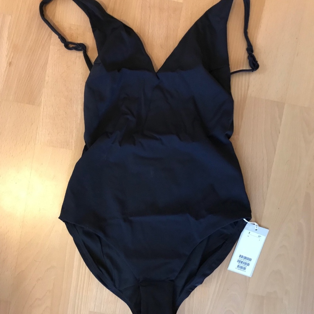 COS Navy Blue Swimsuit size 2 NWT